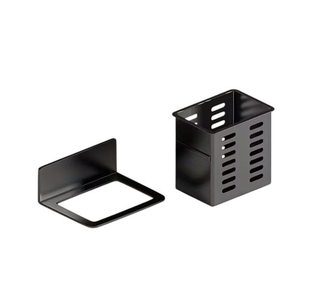 Modern Organizer Holder For Bathroom - Black