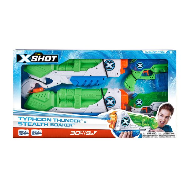 Zuru X-Shot Water Warfare Water Blaster-Combo 2 Med