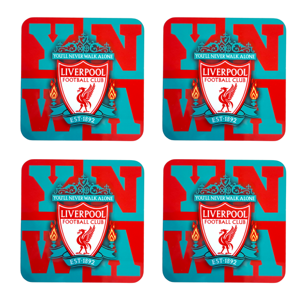 Liverpool FC MDF Wooden Coaster Set (4 Pack)