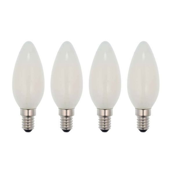 Vito Ledisone-2 Soft Fully Glass C35 4W-E14/6400K Daylight-Set of 4