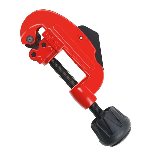 Manual pipe cutting tool for cutting copper, aluminum, and stainless steel