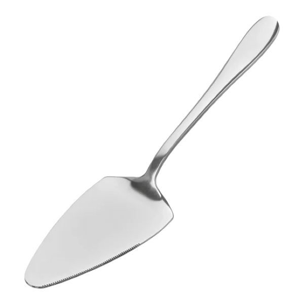 Premium Stainless Steel Cake Server Serrated Edge Dessert Slicer and Lifter
