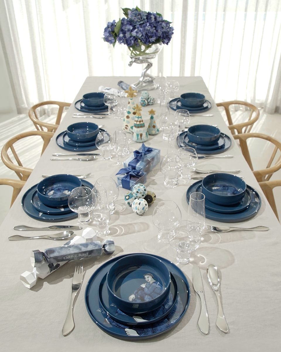 Carrol Boyes Dinner Plate Set of Indigo Blues Shop Today