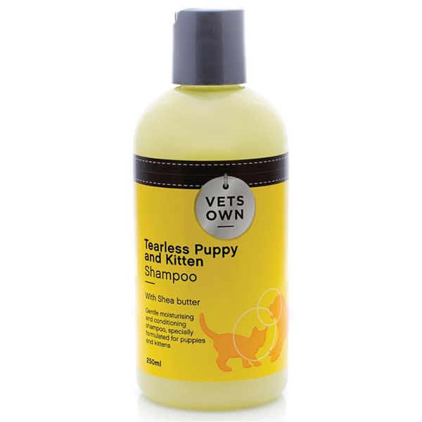 Vets Own Tearless Puppy and Kitten Shampoo with Shea Butter 250ml