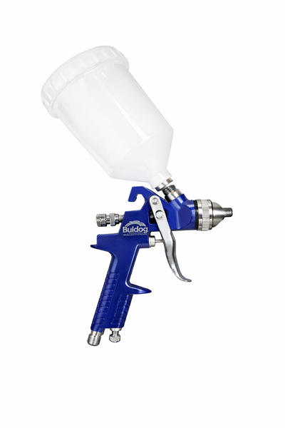 BULLDOG Auto HVLP Spray Gun 600ml Gravity Feed 1.4mm Professional FinishPro