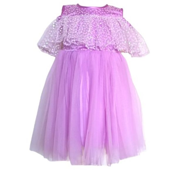 Girls Lilac Princess Dress