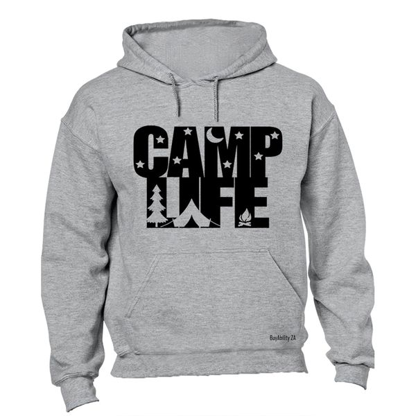 Camp Life - Mens - Hoodie - Black