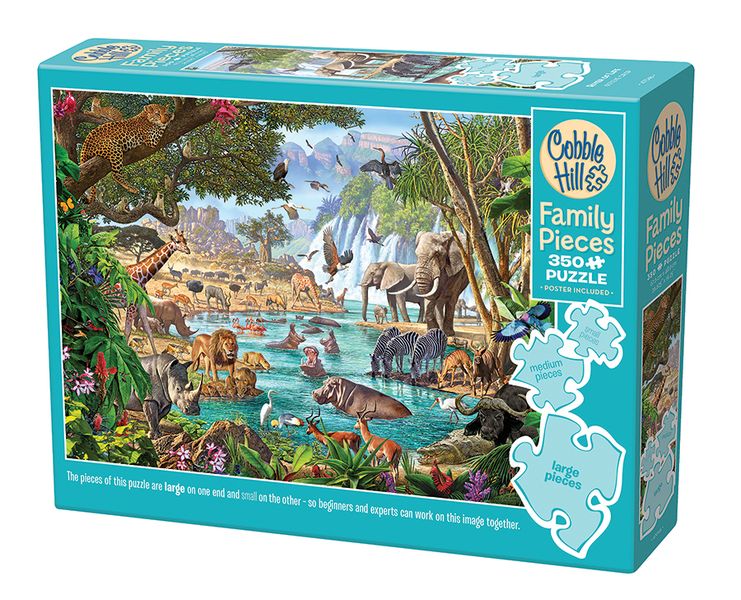 Cobble Hill River of Life 350 Piece Family Puzzle