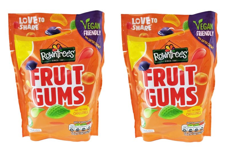 Rowntree's Fruit Gums 120g 2 Pack