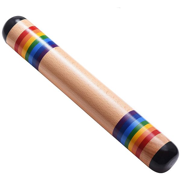 Wooden Rain Maker Rattle Shaker Rainfall Tube, Musical Instrument Toy