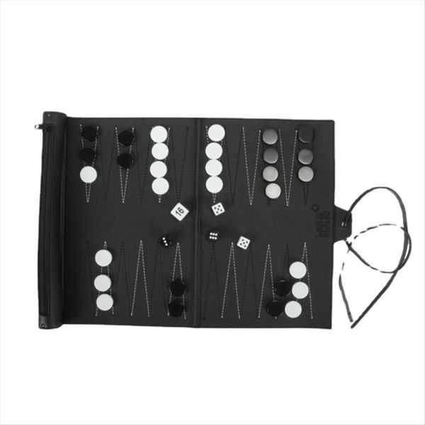 Roll Up Backgammon Sets Portable Travel Board Game Set