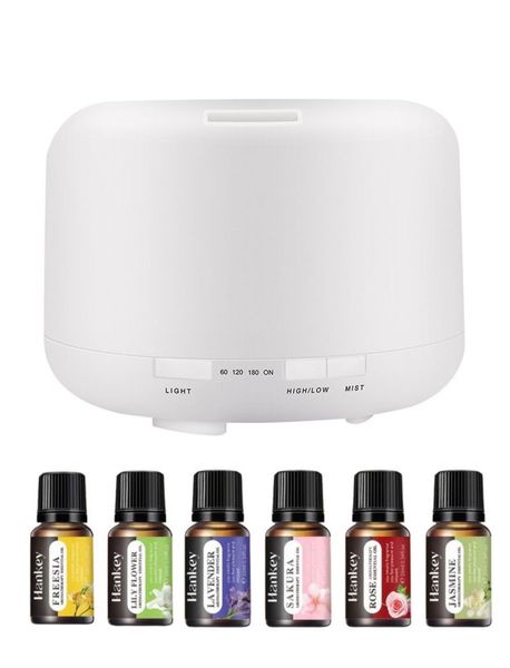 500ml Fansy Humidifier with 6 Piece Aroma Therapy Oils
