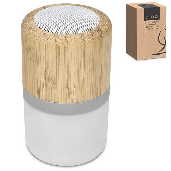 Okiyo - Heiwa - Bamboo Bluetooth Speaker &amp; Night Light