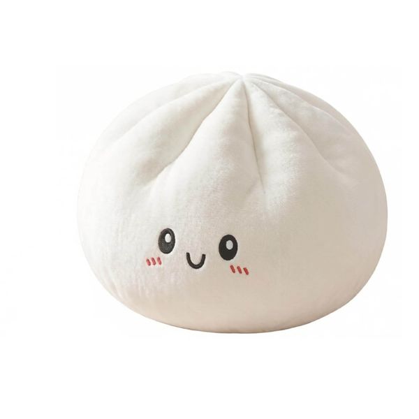 Dumpling Stress Ball, Big Steamed Bun Plush Pillow Fidget Toy