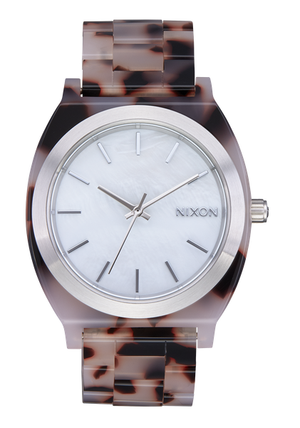 Nixon Time Teller Acetate Pink Tortoise / Mother of Pearl