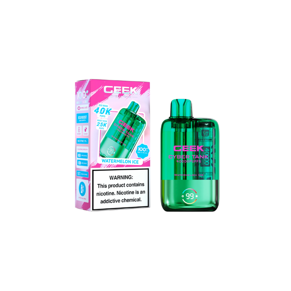 Keystone Geek Cyber Tank 40K 50mg Watermelon Ice