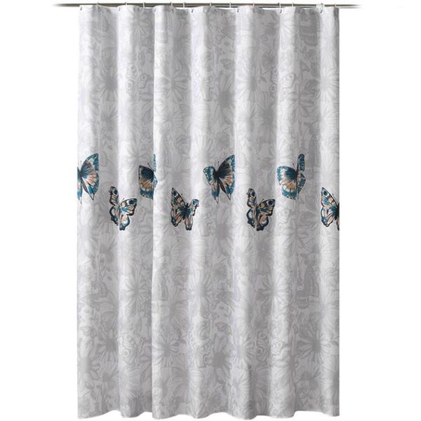 Modern Butterfly Waterproof Cartoon Shower Curtains