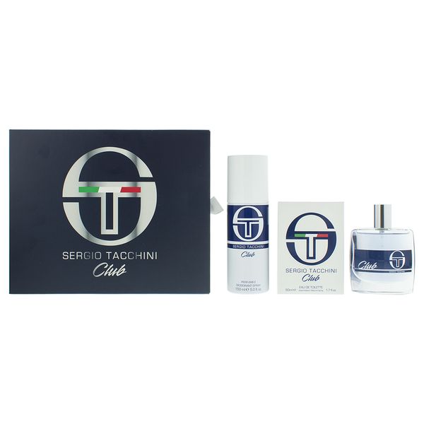 Sergio Tacchini Club Eau de Toilette 2 Pieces Gift Set (Parallel Import)