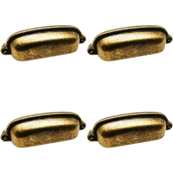 Decor Handles - Classic 76mm Cup Handle - Pack of 4