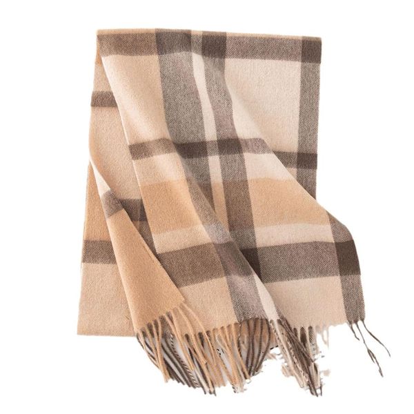 Imitation Cashmere Women's Scarf - Comfortable and Soft Plaid Stitching