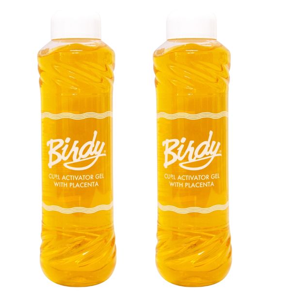 Birdy Curl Activator Gel with Placenta - Gold 1L Pack of 2