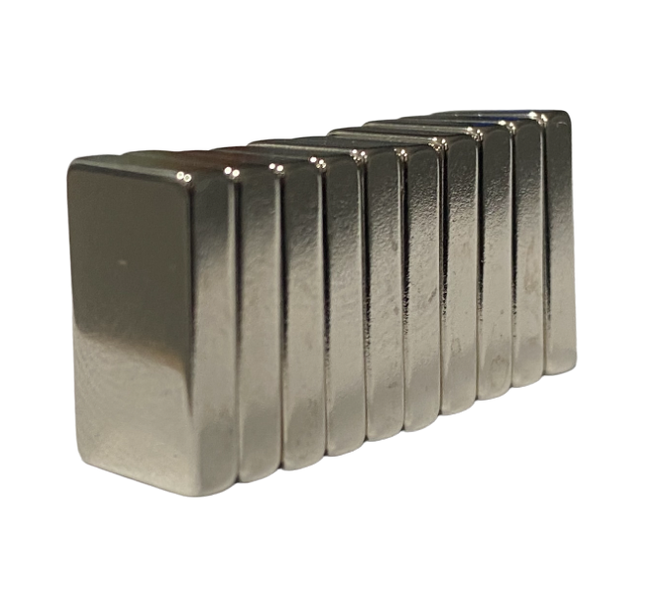 N38 Neodymium Block Magnets - 13.8 x 9.1 x 2.7mm