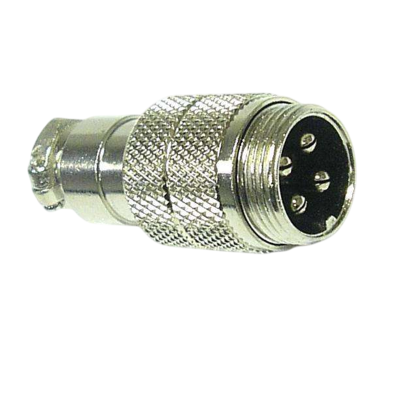 NC515-IL 4-Way Inline Straight Male Microphone Plug Connector