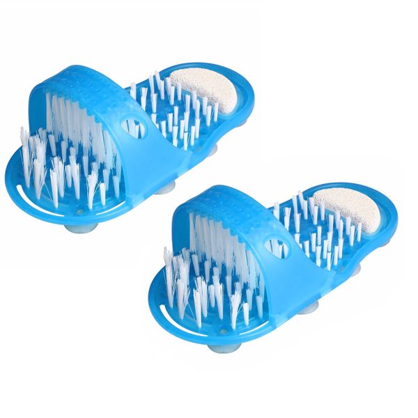 Shower Non-Slip Foot Massager &amp; Scrubber (Set of 2)