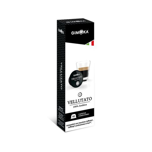 Gimoka Vellutato - 10 Caffitaly &amp; K-fee Compatible Coffee capsules
