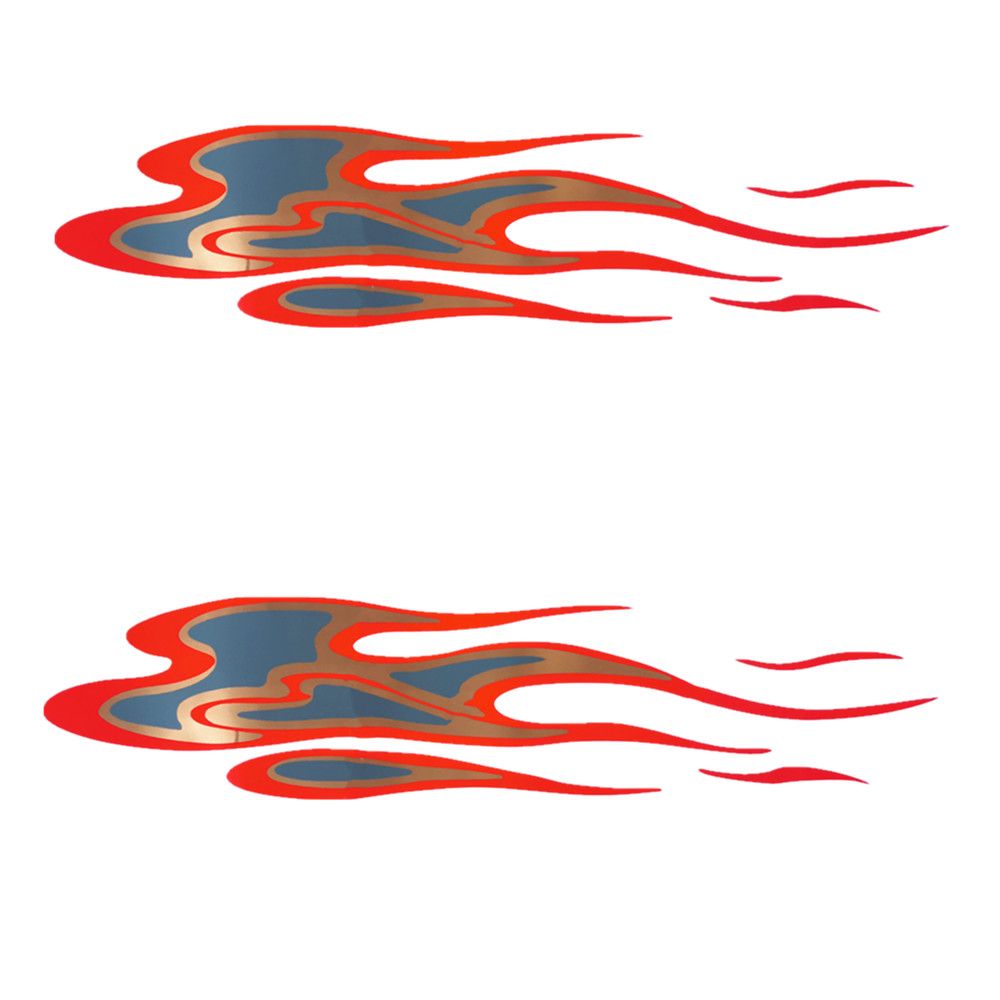 Car Decal Stickers Flame 60 x 14cm Set of 2 Buy Online in South