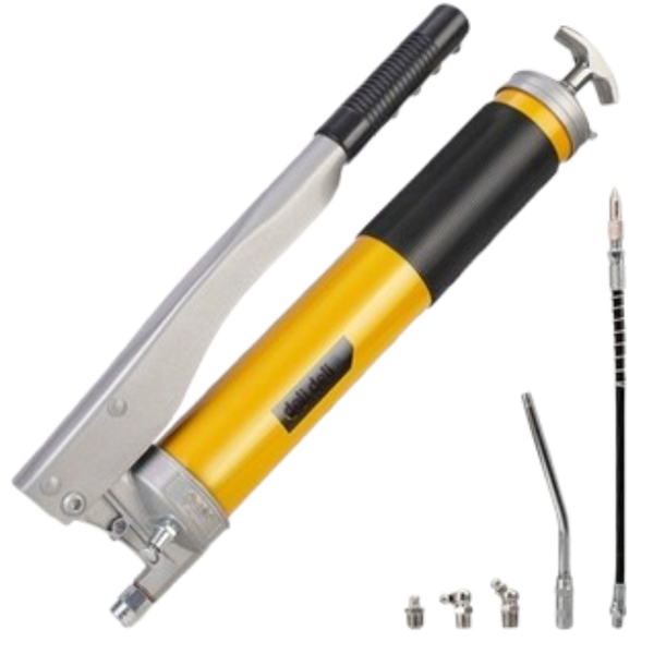 PowerLube 600cc Lever Grease Gun with Flexible Hose Attachment