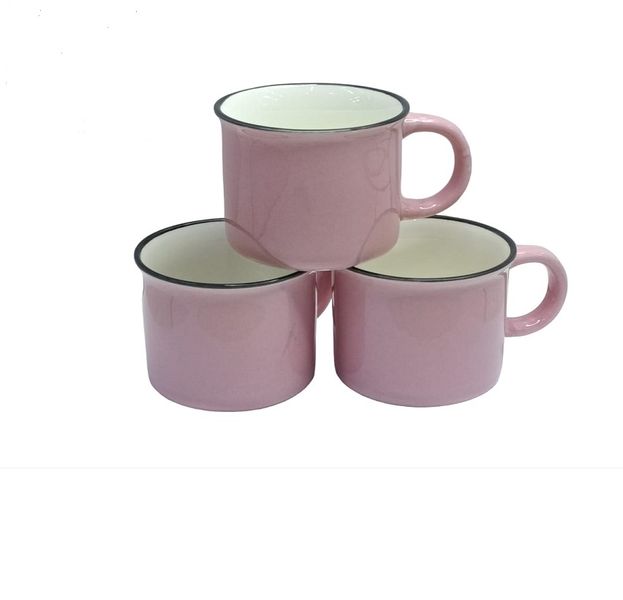 Ceramic Pink Coffee Cup image