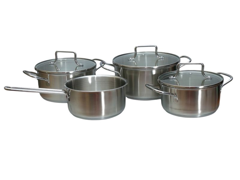 Stainless Steel Casserole Set - 7 piece