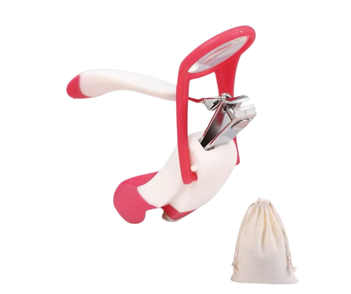 Baby Nail Clipper with Magnifying Glass with Drawstring Bag