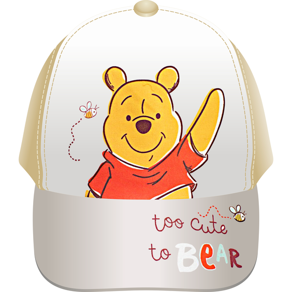 WINNIE THE POOH By Disney Official Licensed Baby Peak Cap - Sun Protection
