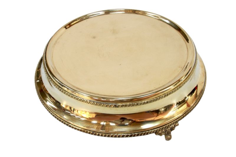 Cake Stand Gold plated with Legs