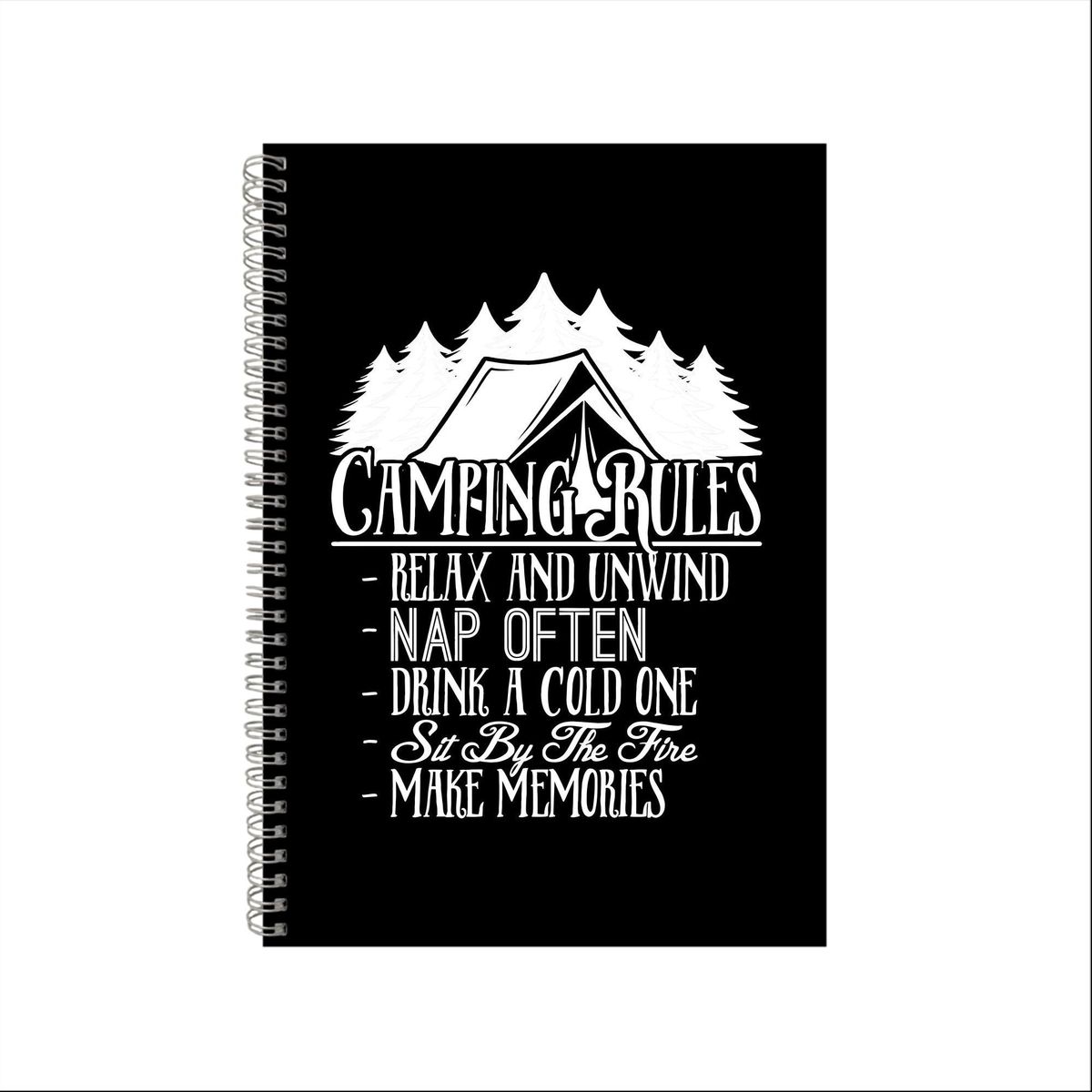 Camping rules Notebook Camper Gift Idea A4 Notepad Pad 32 Shop Today