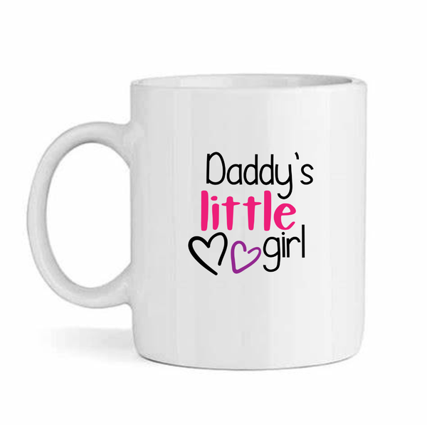 Daddy's Little Girl v1-Father's Day-Valentines-Birthday-Christmas Pack Mug
