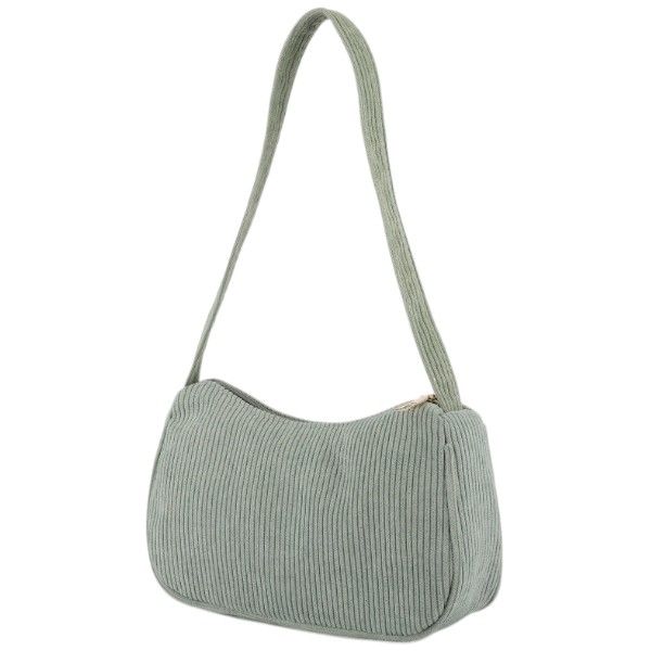 Minimalist Essential Corduroy Shoulder Bag