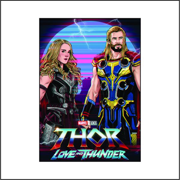 Thor and Jane Love and Thunder - A1 Poster
