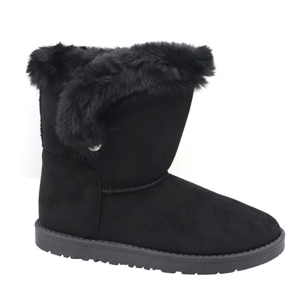 Jada Ladies Fur Trim Suede Boot image
