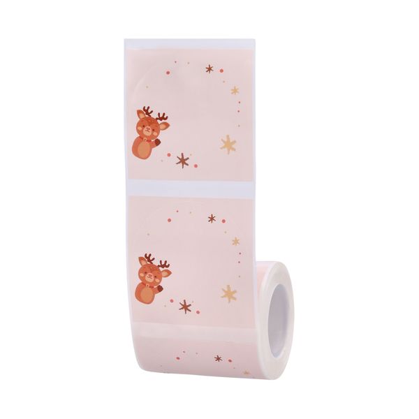 Niimbot - B1/B21/B3S - 50x50mm - 140 Thermal Labels - Christmas Elk