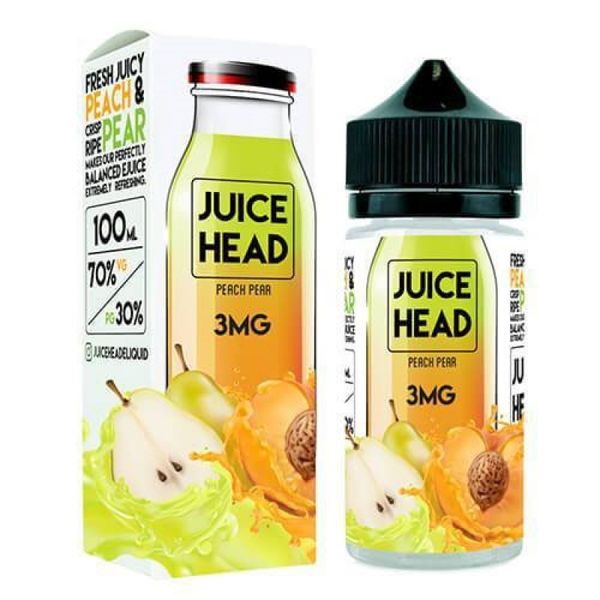 Vape Juice Juice Head Peach Pear 100ml 3mg