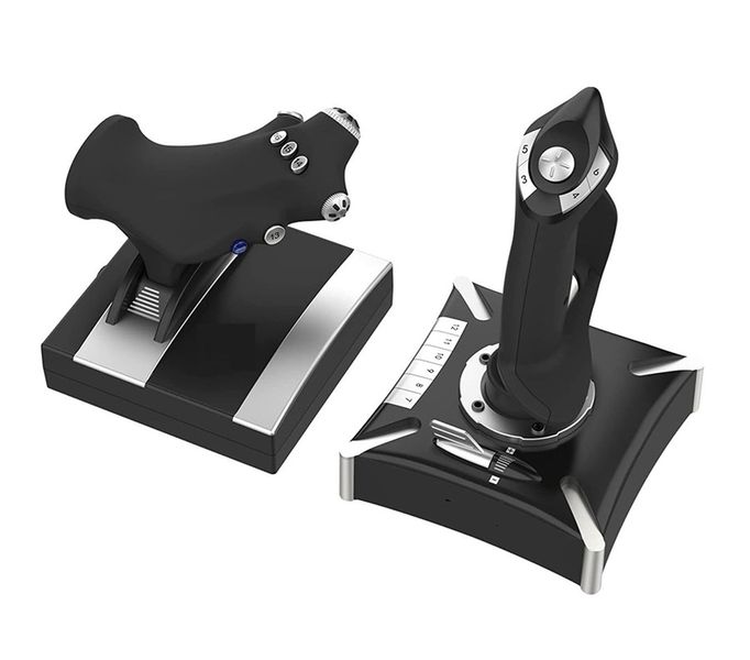 Professional Flight Joystick 16 Programmable Buttons and Vibration Function