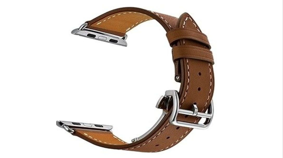Apple Watch 42mm Leather Strap Brown Shop Today. Get it Tomorrow