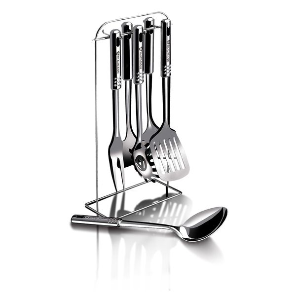 Blaumann 7-Piece Stainless Steel Kitchen Tool Set - Gourmet Line