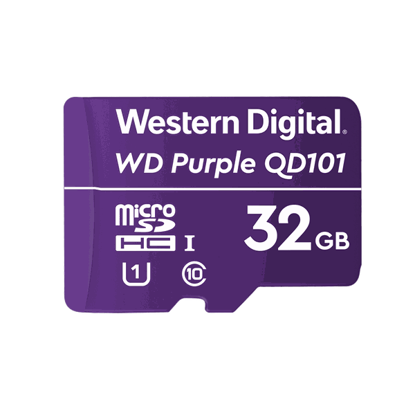 WD Purple 32GB MICROSDHC CLASS 10 MEMORY CARD