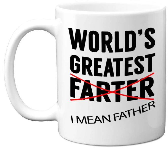 World's Greatest Farter Dad Birthday Christmas Fathers Day Gift 11Oz Mug