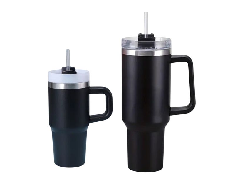 304 Food-Grade Stainless Steel Tumbler 2 Pack