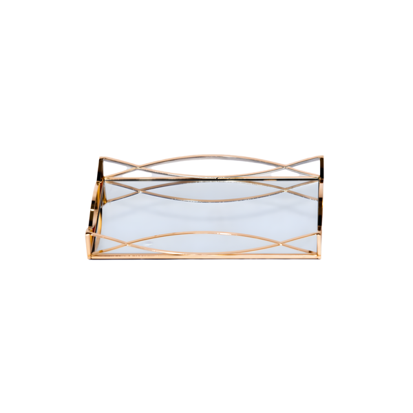 Gilded Grace Serving Tray - 36 cm x 21 cm x 5 cm